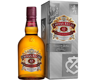 Віскі Chivas Regal 12 років витримки 40% 0,5л (подарункова упаковка) 17633 фото