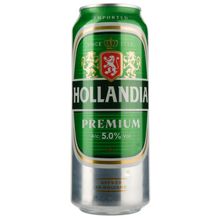 Пиво Hollandia Premium з/б 0,5 л 17589 фото