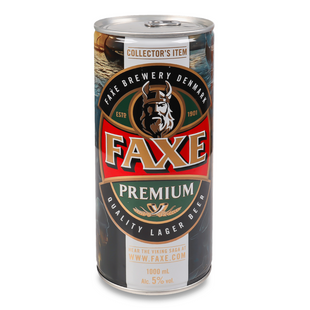 Пиво Faxe Premium з/б 1 л 10802 фото